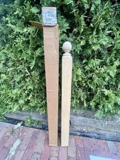 Large New Old Stock Victorian Style Solid POPLAR Newel Post Heavy Architecture