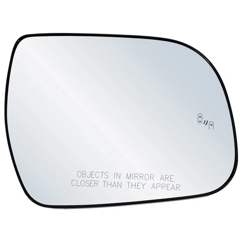 Passenger's Side Mirror and Backing Plate Fits 2011-2020 Toyota Sienna Heated BS