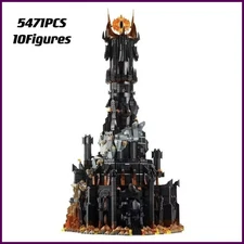 5471Pcs 2025 New 10333 Black Tower Dark Model Building Blocks Kit Bricks