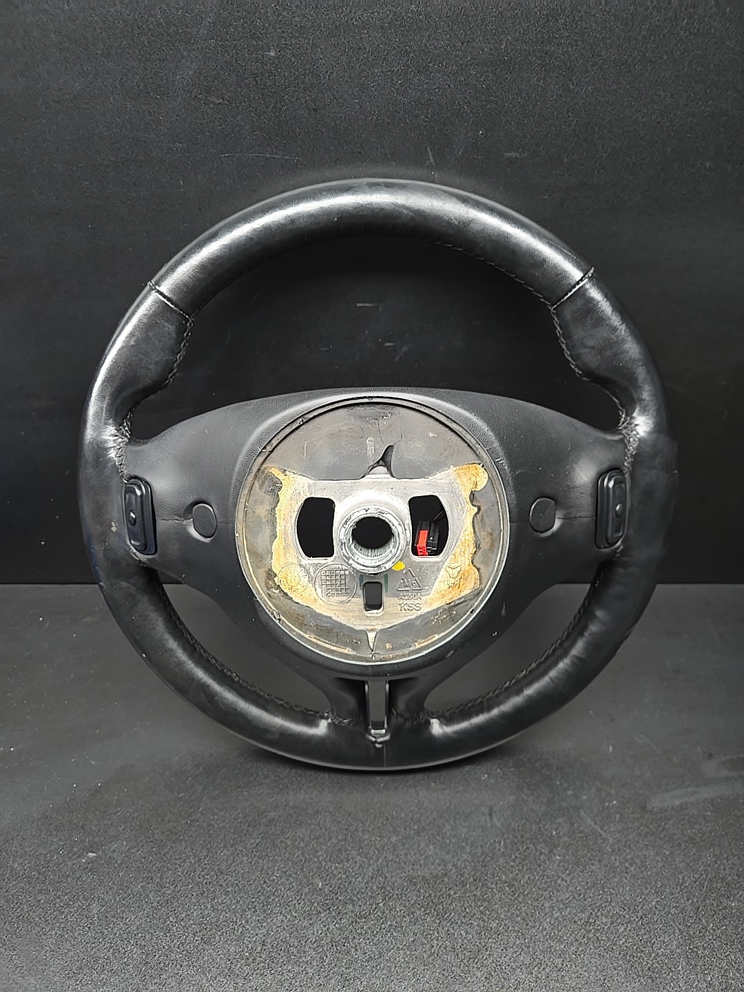 2014-2019 MASERATI GHIBLI S Q4 DRIVER SIDE STEERING WHEEL LEATHER BLACK OEM