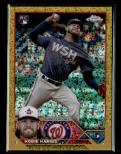 Hobie Harris 2023 Topps Chrome UpdateGold Mini Diamond Refractor RC 32/50 #USC30