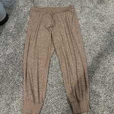 Gap Women's Heather Brown Lightweight Joggers. Size XL.