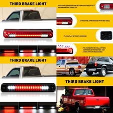 Smoked 3RD Brake Light Third LED Cargo For 1988-98 Chevy C1500/K1500/Silverado D