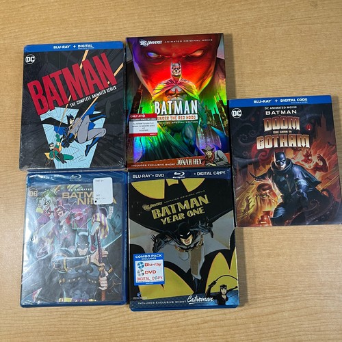 Batman DC Animated Universe Blu Ray 5 Stück