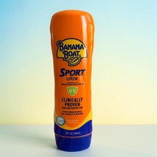New Banana Boat Sport Ultra Sunscreen Lotion Unisex 8oz SPF 65 High Endurance