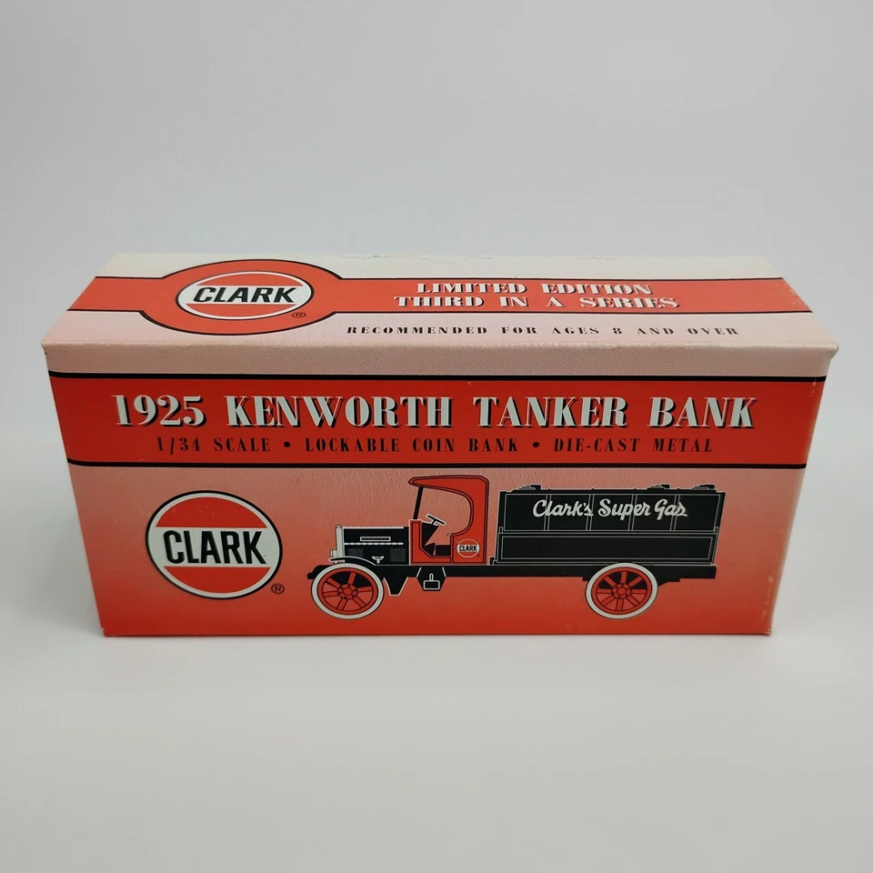 Ertl 1925 Kenworth Tanker Bank Clark Super Gas Limited Edition Die-Cast 1/34 - Image 2 of 4