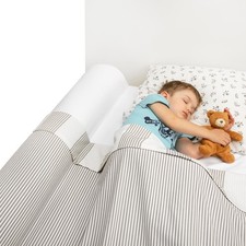  Bed Bumper for Toddlers - Premium Model  XL Bed Barrier with Mattress Cove...