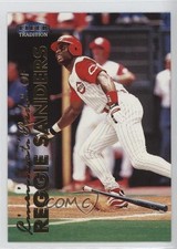 1999 Fleer Tradition Reggie Sanders #212 2i9