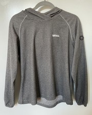 Regatta Great Outdoors Thin Grey Hoodie Top Sz 12 -Hooded Lightweight Base Layer