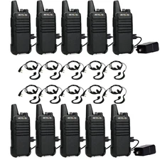 Retevis RT22 Walkie Talkies Two Way Radio Long Range VOX For School/Store 10Pack