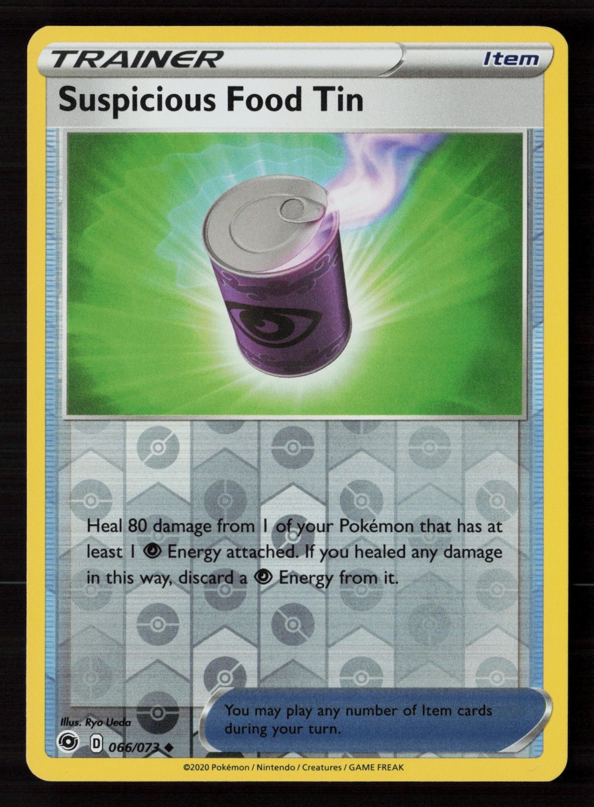 Suspicious Food Tin CHP - 66/73 Pokemon Champion's Path Reverse Holofoil NM