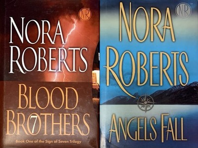 Large Print (2 LP hc/dj) both by NORA ROBERTS book club edition