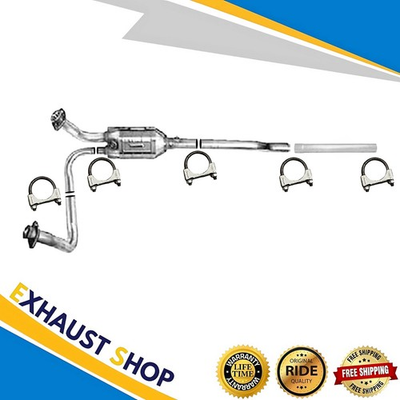 #ad #ad Front CatalyticConverterPipe For 2002 2003 Dodge Ram1500 4.7L 4WD Federal 140WB $181.16