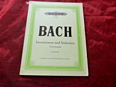 BACH Inventionen und Sinfonien Urtextausgabe Landshoff Noten f. Klavier EP 4201a