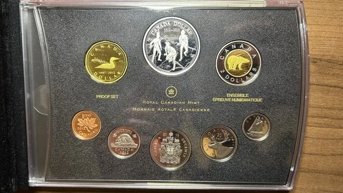 2012 Canadian Mint Set Silver Dollar Proof Set - 200th Anny of the War of 1812