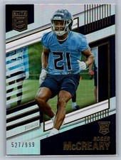Roger McCreary 2022 Donruss Elite Rookie /999 #190