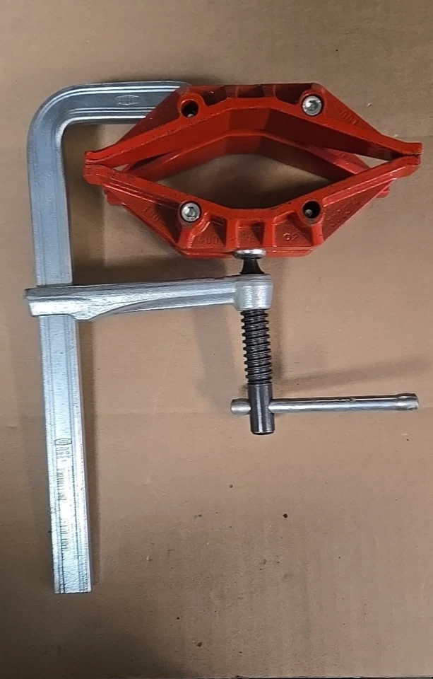 4ea. Used Bessey Clamps GZ20K. 1 Has Removable Pipe Clamp Attachment SEE PHOTOS - image 2 of 4