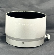 JJC Style LH-61F Silver Metal Lens Hood for Olympus M.Zuiko Digital ED 75mm f1.8
