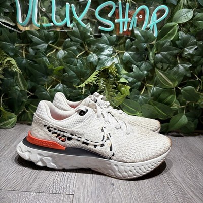 Nike React Infinity Run Flyknit2 White Black Running Shoes Sneaker Women 9.5