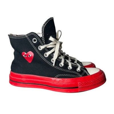 Comme Des Garçons Play x Converse Chuck 70 High Top Sneakers Men 4 Women 6