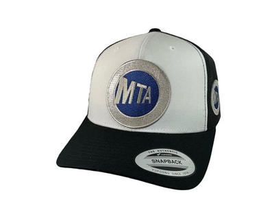 #ad #ad MTA HAT WHITE BLACK MESH SNAPBACK NEW YORK CITY TRANSIT HAT $20.00