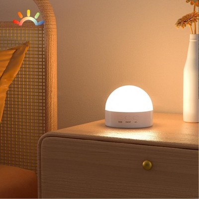 Portable Night Light, Dimmable 8 Color Lighting, 1800mAh Battery Rechargeable...