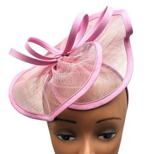 August Hat Pink Fascinator Headband Derby Wedding Tea Party Ascot