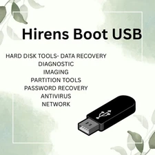 Hiren’s Boot USB Bootable Flash Drive System Repair Password Reset Imaging 2025