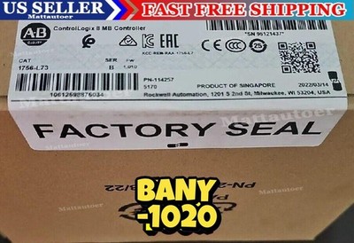 New Allen Bradley 1756-L73 SER B ControlLogix Logix5573 Processor 1756L73
