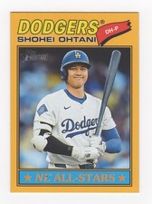 2026 Topps Heritage Baseball SHOHEI OHTANI Dark Yellow Border Parallel #290