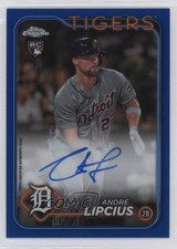 2024 Topps Chrome Rookie Blue Refractor 117/150 Andre Lipcius #RA-AL Auto lh0