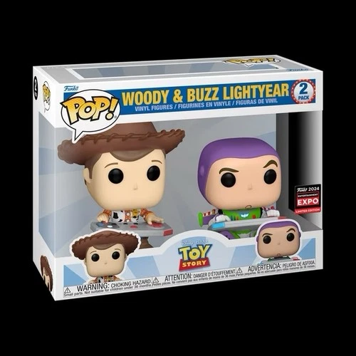 Funko Pop! Vinyl: Pixar - Woody & Buzz Lightyear 2-Pack Funko (Exclusive)