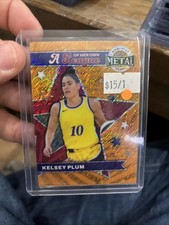 KELSEY PLUM 2025-26 LEAF METAL A LEAGUE OF HER OWN #17 Gold SHIMMER 1/1