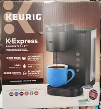 Keurig K-Express Essentials Single Serve K-Cup Coffee Maker Black New