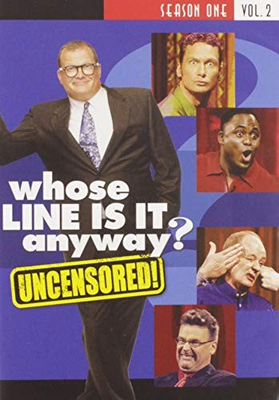 #ad Whose Line Is It Anyway: Season 1 Vol 2 DVD By Drew Carey GOOD $5.98