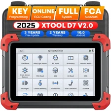 2025 XTOOL D7 V2.0 OBD2 Diagnostic Full Systems Scanner 36+ Services Active Test