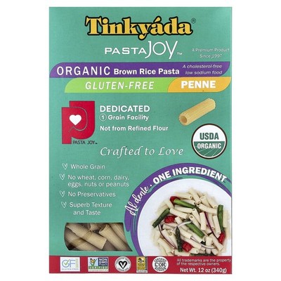 Organic Brown Rice Pasta, Penne, 12 oz (340 g)