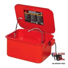 3.5 Gallon Capacity Portable Steel Cabinet Parts Washer with 110V Electric