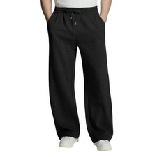 Mens Fleece Lined Baggy Sweatpants Winter