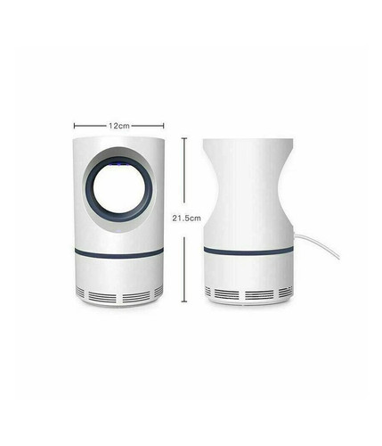 LAMPADA ANTI ZANZARE INSETTI MOSCHE ASPIRATORE ZANZARIERA ELETTRICA USB LED - Foto 5 di 21
