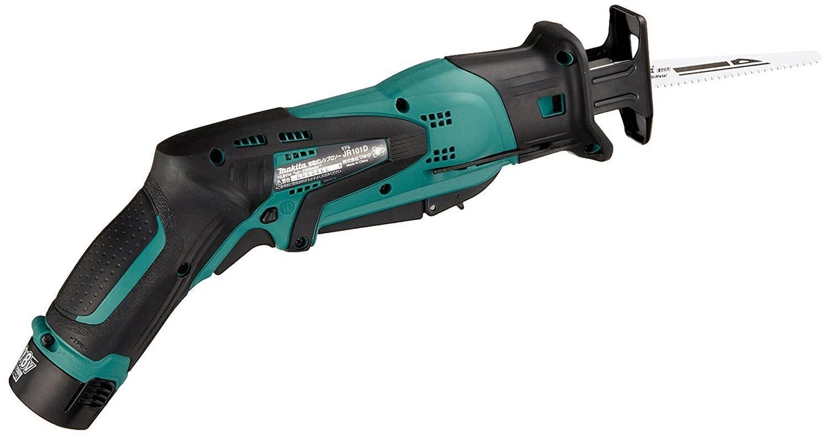Makita 10.8V rechargeable reciprocating saw full set blue JR101DW
