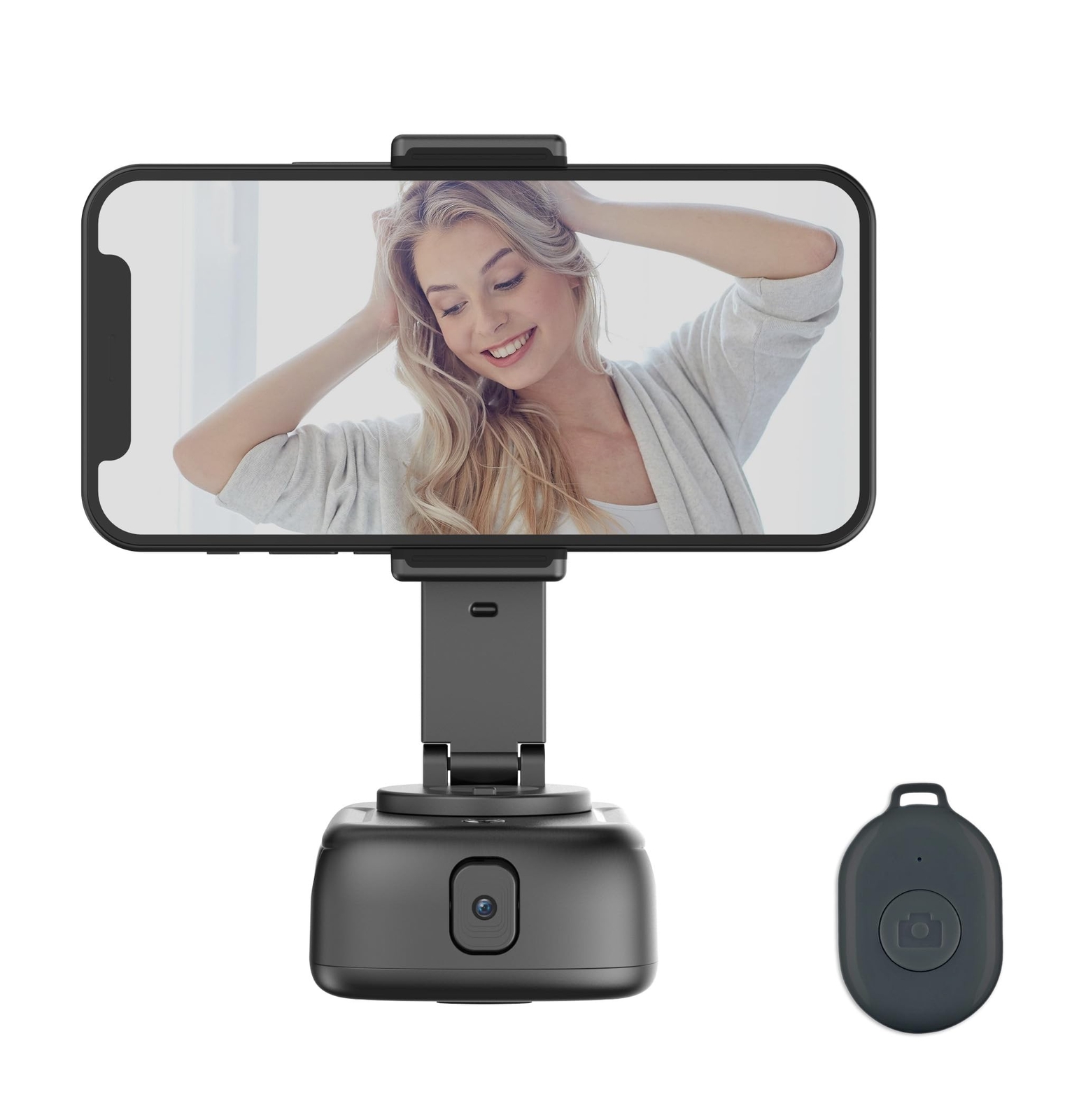 BOEICA 2023 Upgraded,Q11 AI Auto Face Tracking Tripod 360 Rotation, No App Ge...