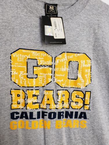 NCAA California Golden Go Bears Cal Kurzarm XL Herren T-Shirt Graffiti Tee - Bild 3 von 4