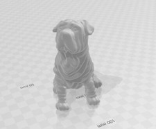 3D Print Model: Chinese Shar-Pei Antique Scan