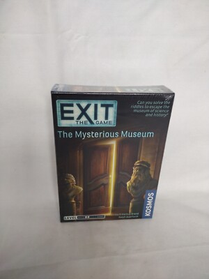 EXIT Das geheimnisvolle Museum Escape Room Brettspiel von Kosmos. NEU & VERSIEGELT 