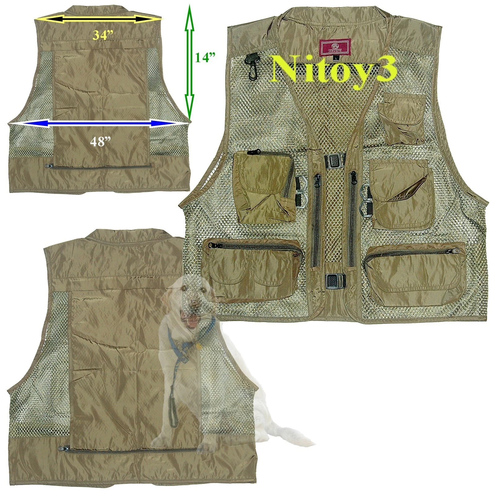 Southern Tactical Deep Woods Hunting Vest - Men Large(chest): 40-42”