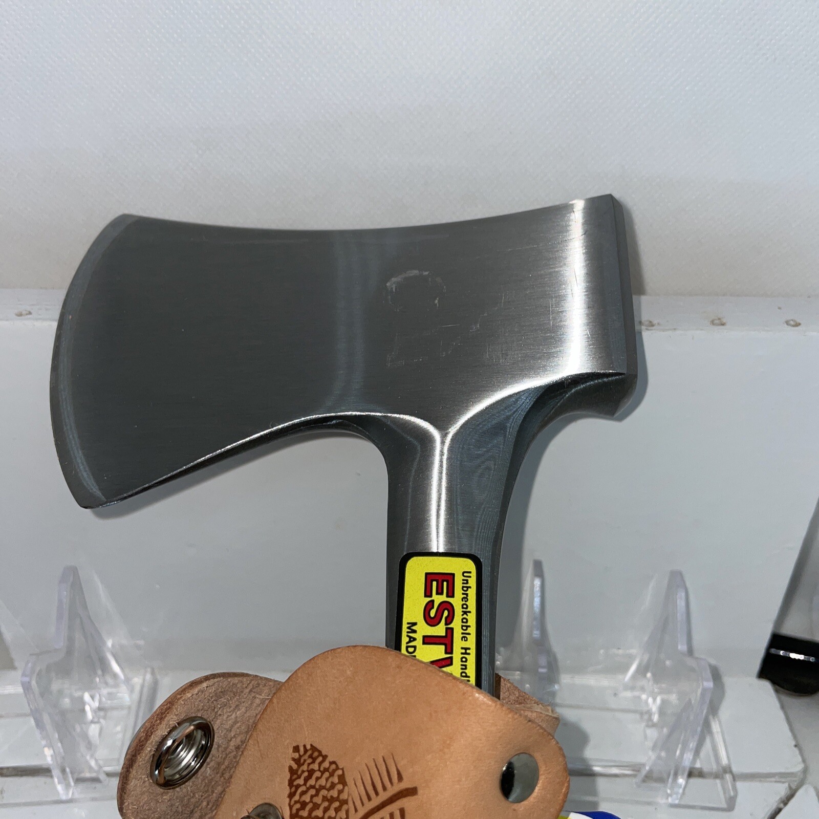 New Vtg ESTWING E24A SPORTSMAN HATCHET/AXE w/ORIGINAL SHEATH MADE IN