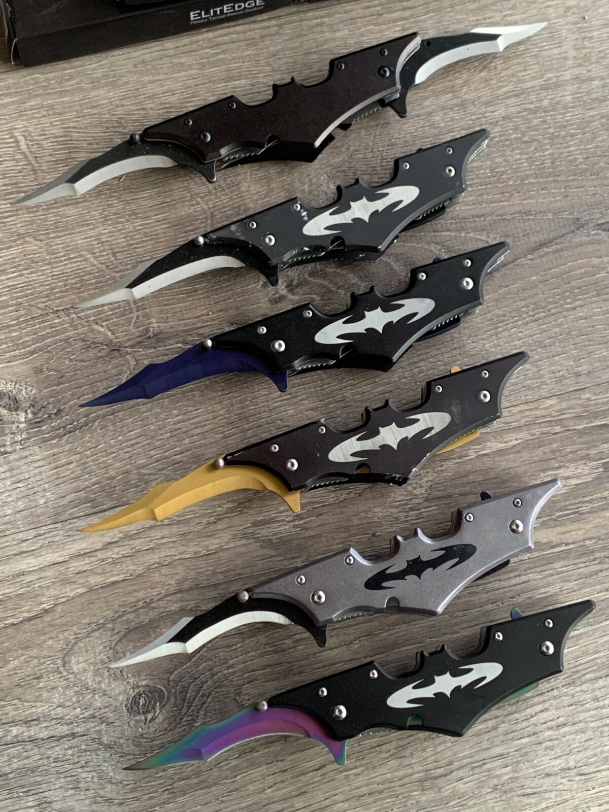 Wholesale Lot x12 BATMAN Knight Dual Blade Folding Pocket Knife934 eBay