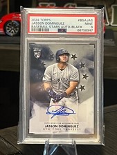 2024 Topps Jasson Dominguez Baseball Stars Autograph PSA 9