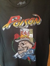 Poison Band Rock And Roll Cotton T Shirt XL NEW